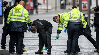 Car rams crowd in Leipzig city centre - Aftermath