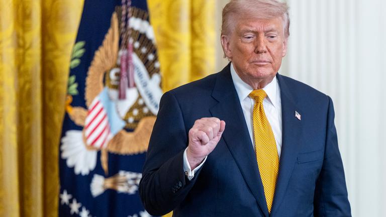 US President Trump and First Lady Melania host Military Mothers' Day event at the White House