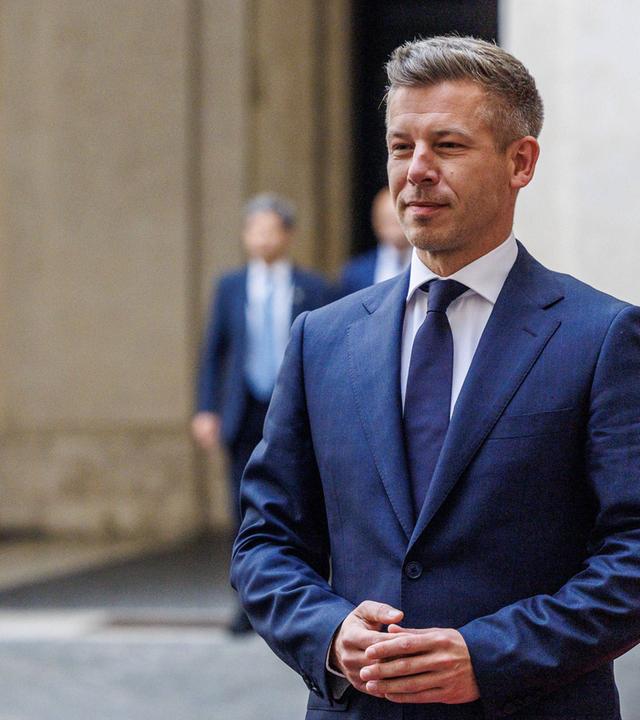 Péter Magyar zu Besuch in Rom