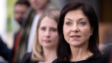 Pressestatement mit Katherina Reiche und Verena Hubertz im Paul Loebe Haus