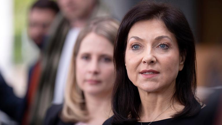 Pressestatement mit Katherina Reiche und Verena Hubertz im Paul Loebe Haus