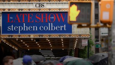 US-POLITICS-MEDIA-COLBERT-TRUMP