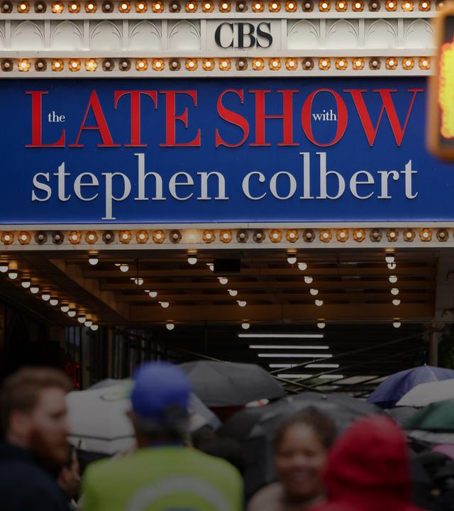 US-POLITICS-MEDIA-COLBERT-TRUMP
