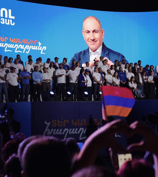 Wahlveranstaltung in Armenien 
