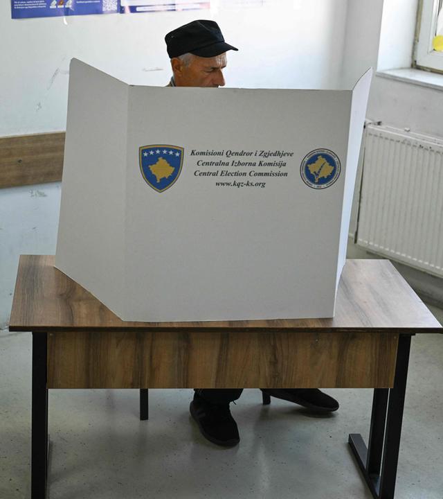 Wahl in Kosovo
