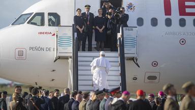 Papst Leo verlässt Barcelona in Richtung Gran Canaria