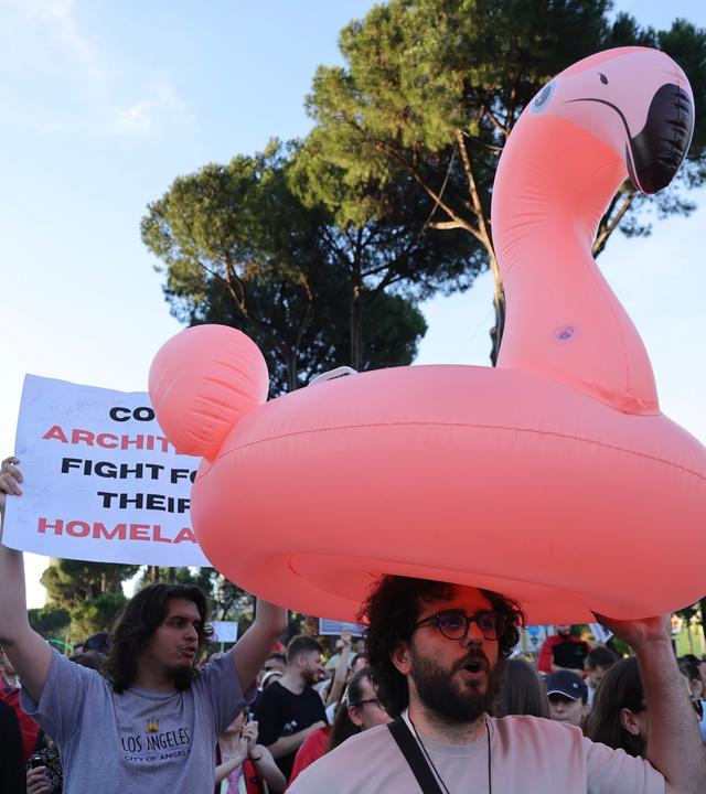 Albania Protest Kushner