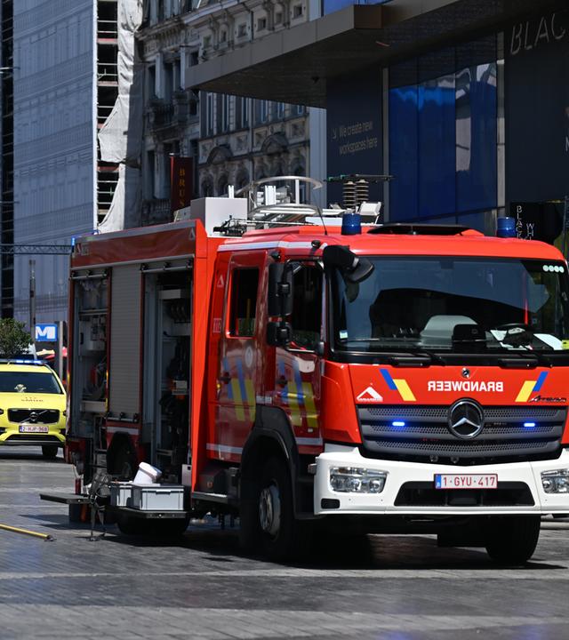 Feuer in Brüssel
