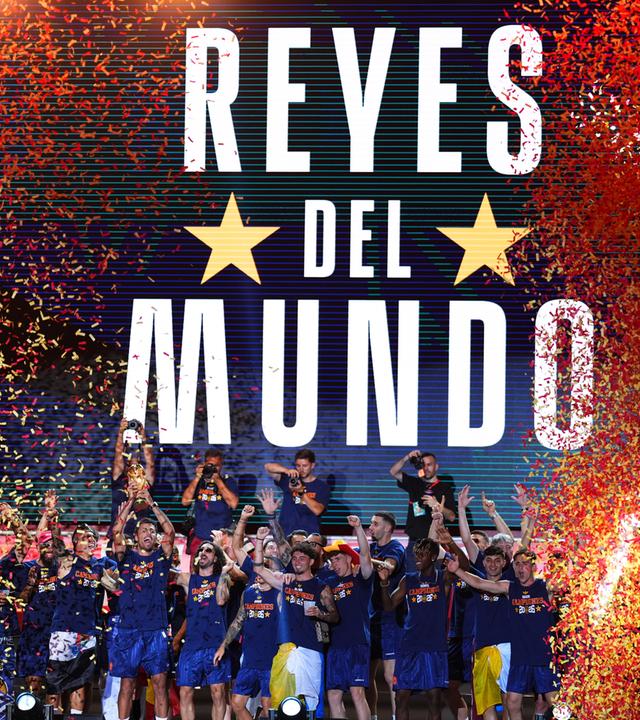 Spain WCup Soccer Celebration