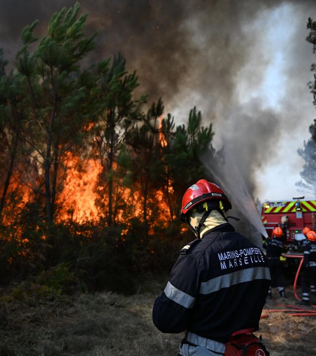 Waldbrände in Frankreich