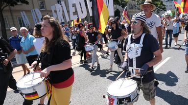 Regierungskritische Demonstration in Plauen