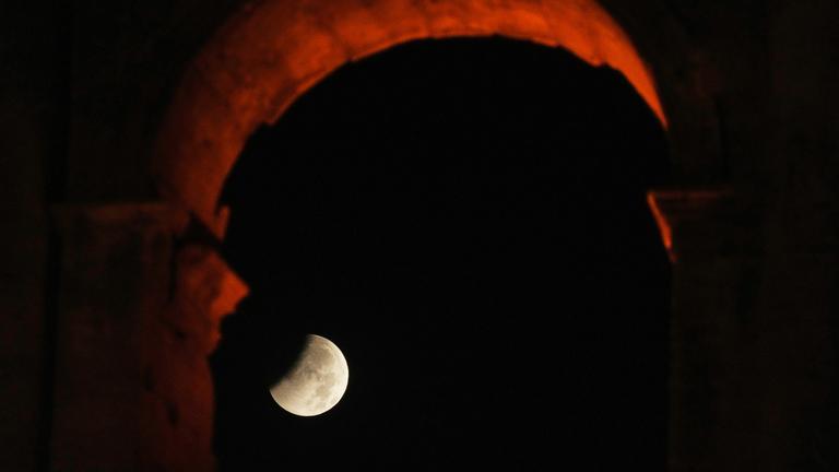 Italy Lunar Eclipse
