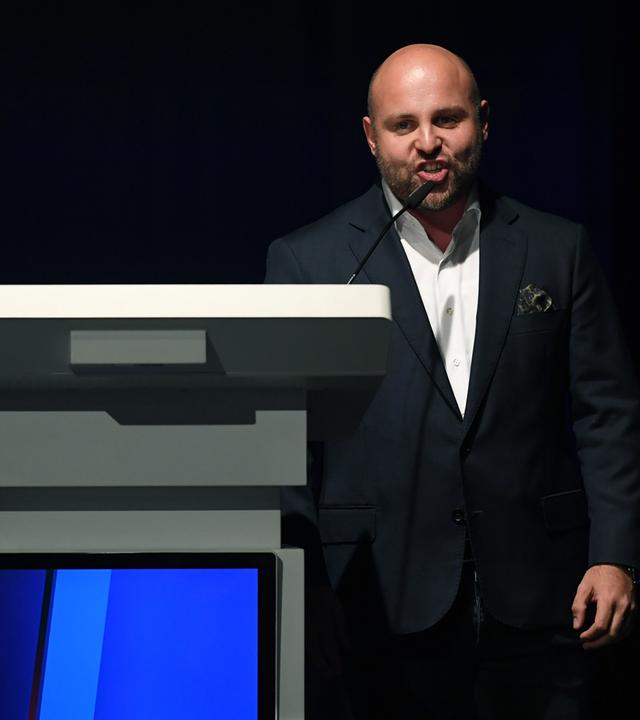 Markus Frohnmaier bei Wahlfeier der AfD Sachsen-Anhalt
