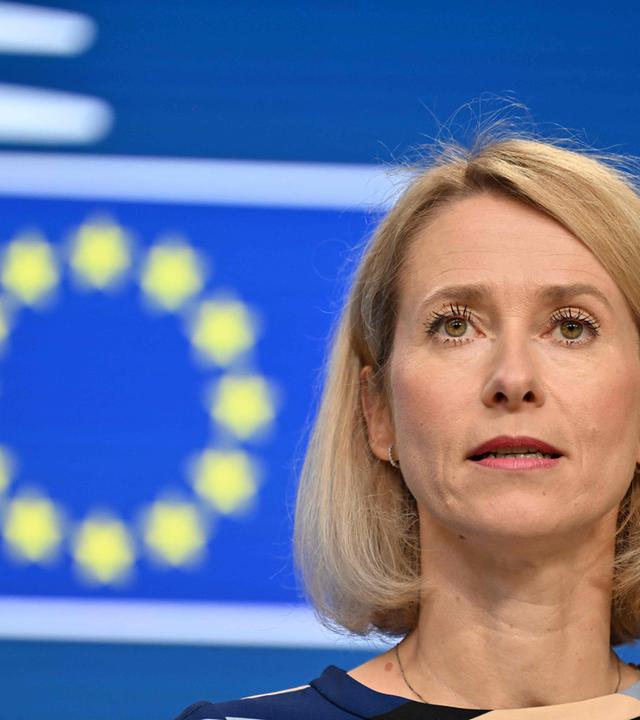 Vertreterin der EU und Vizepräsidentin für Außen- und Sicherheitspolitik: Kaja Kallas.