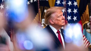 US President Donald Trump attends Hispanic Heritage Month Celebrations