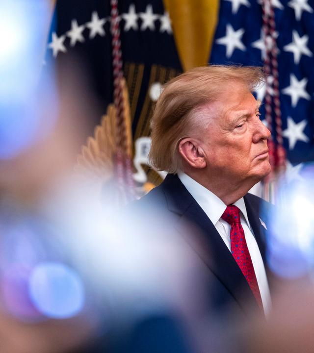 US President Donald Trump attends Hispanic Heritage Month Celebrations
