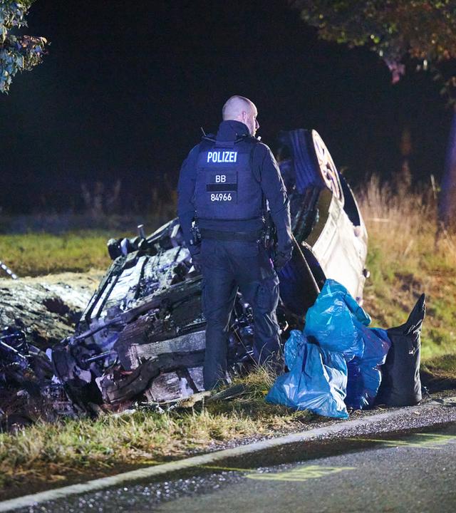 Tote bei Unfall auf Landesstraße in Brandenburg