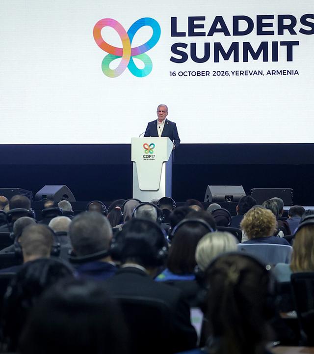 COP17-Konferenz der Vereinten Nationen zur biologischen Vielfalt in Eriwan