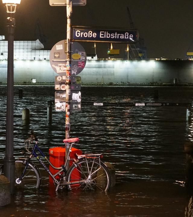 Land unter und Vollmodn in und ueber Hamburg