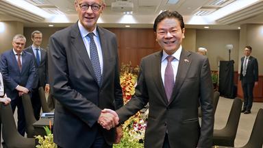 German Chancellor Friedrich Merz visits Singapore