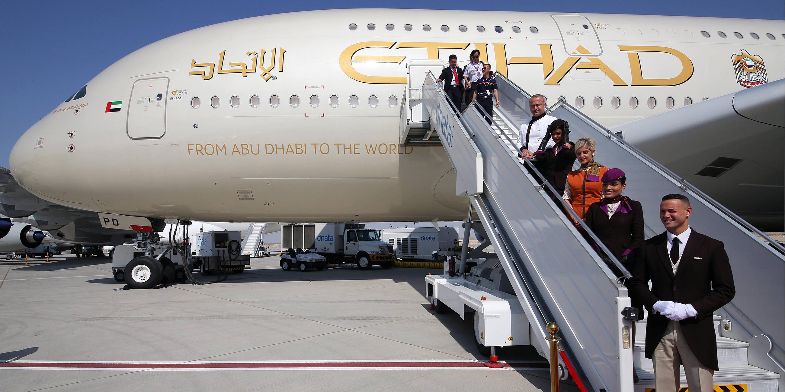 Etihad Airways, Vereinigte Arabische Emirate