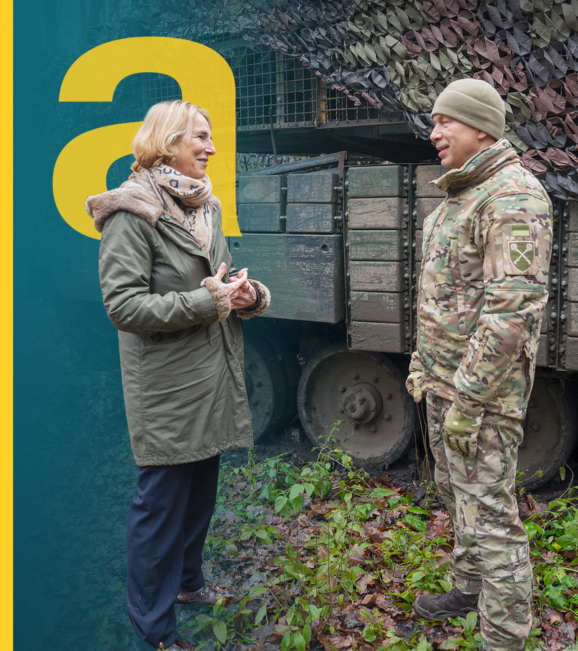 Katrin Eigendorf im Interview mit Oleksandr Syrskyj, Oberbefehlshaber der ukrainischen Streitkräfte