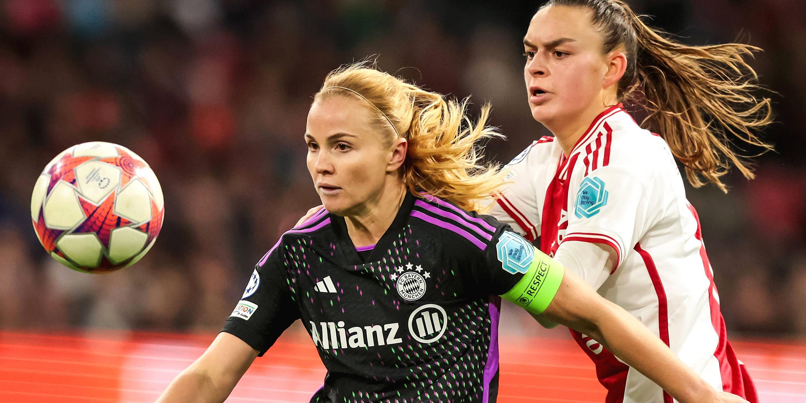 Glodis Viggosdottir vom FC Bayern München während des Spiels der UEFA Women s Champions League.