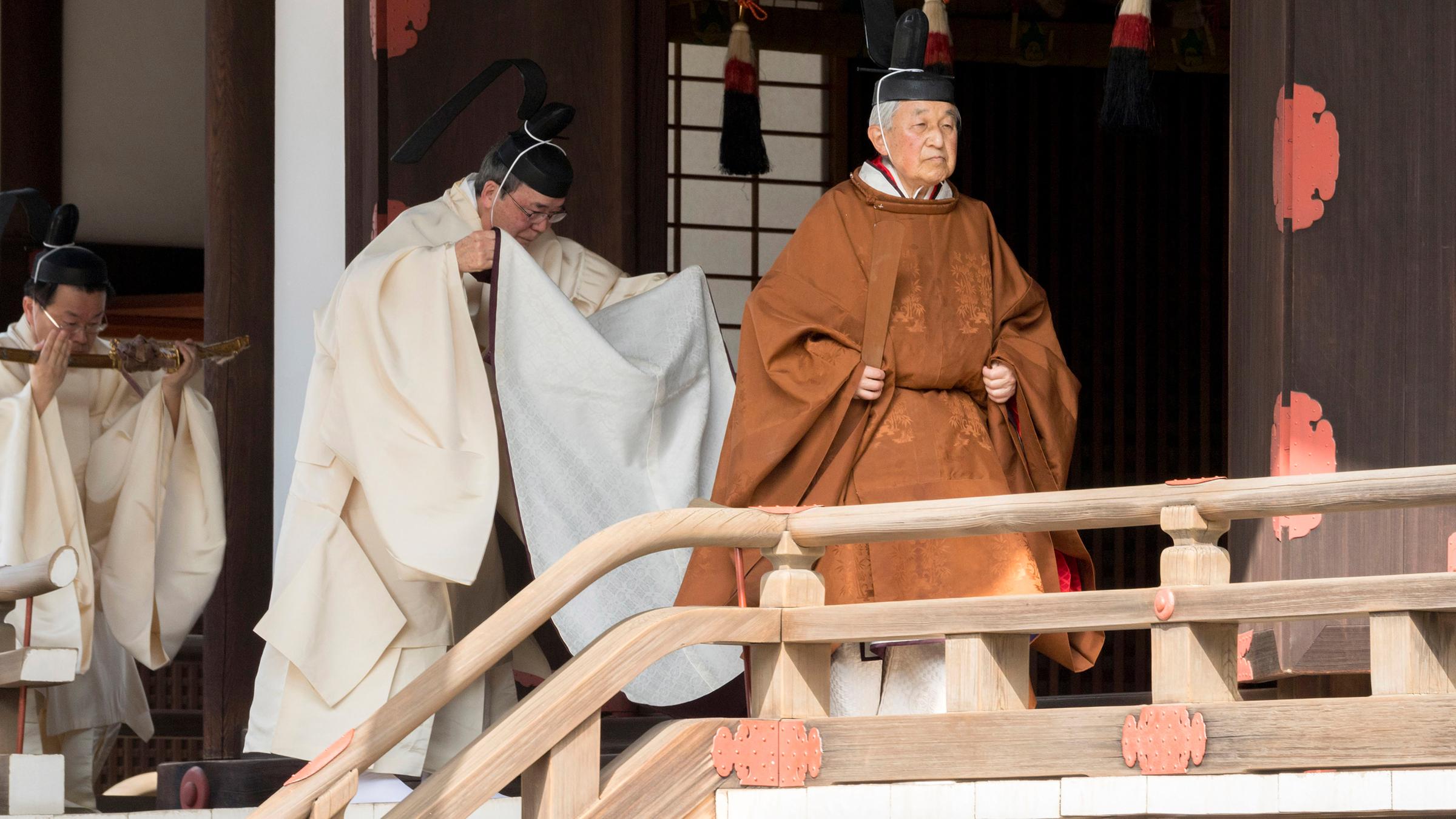Japans Kaiser Akihito beginnt Riten zur baldigen Abdankung