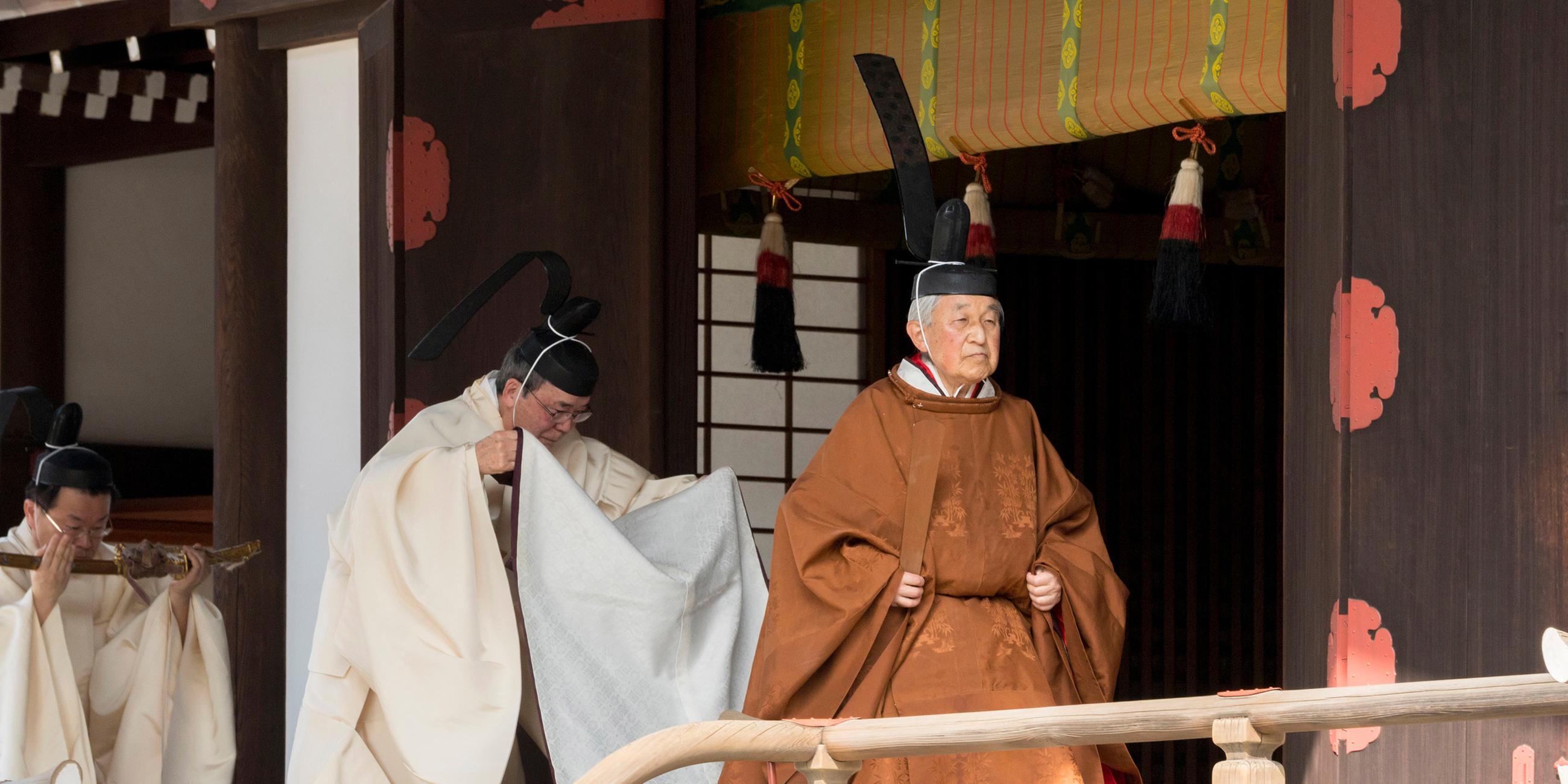 Japans Kaiser Akihito beginnt Riten zur baldigen Abdankung