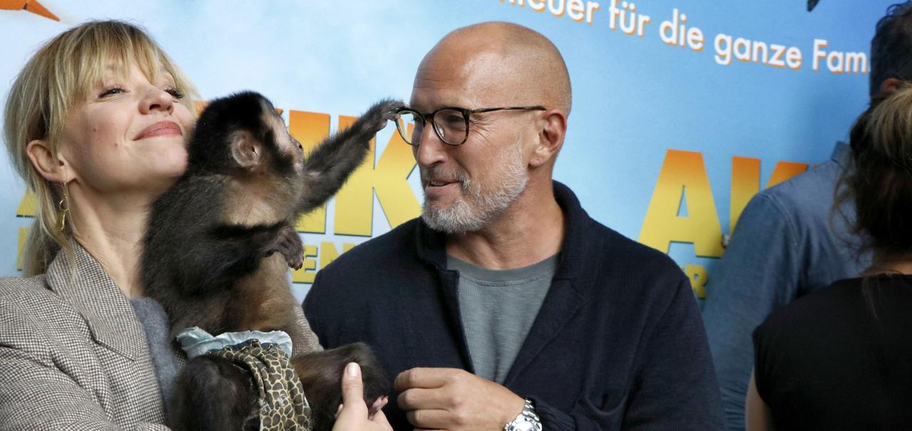 Heike Makatsch und Benno Fürmann bei der Berlin-Premiere von "Akiko - der fliegende Affe"