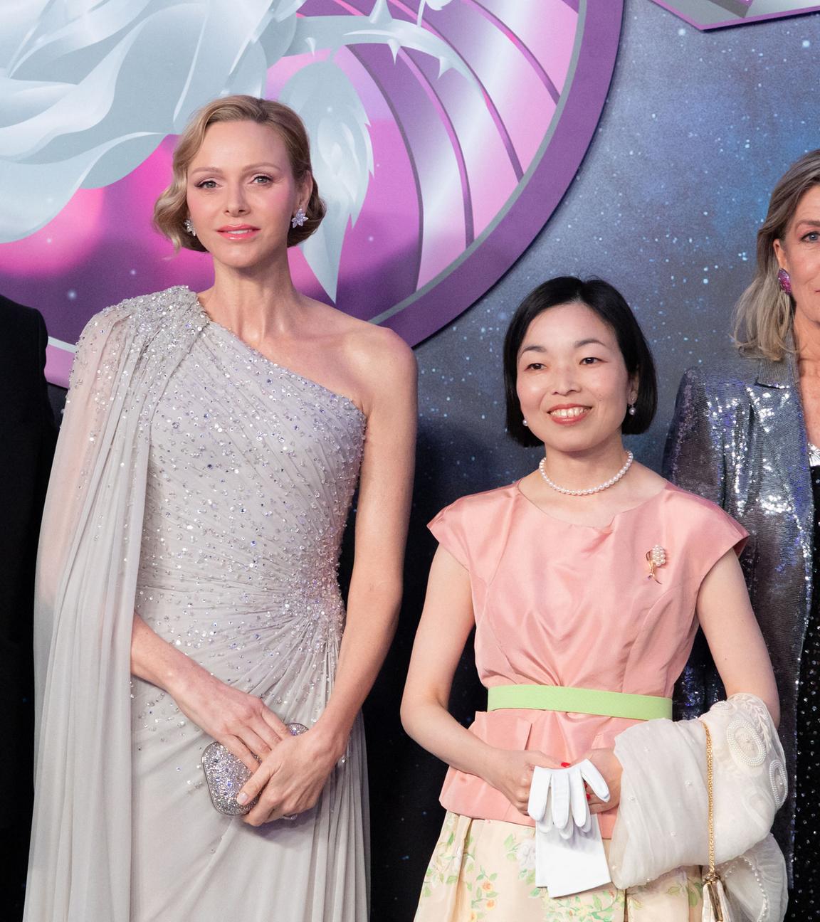 Prinzessin Akiko bei Rosenball in Monaco