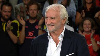 Rudi Völler beim Interview im aktuellen Sportstudio.