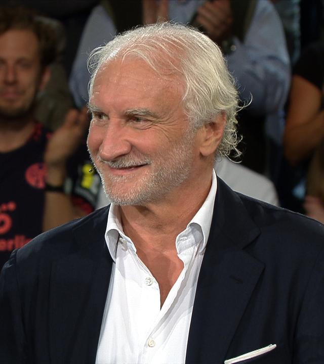 Rudi Völler beim Interview im aktuellen Sportstudio.