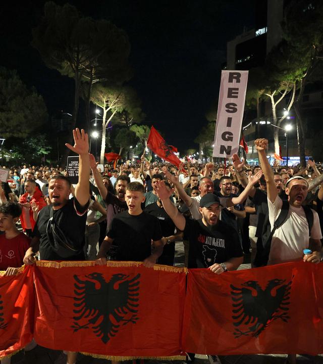 Proteste in Albanien