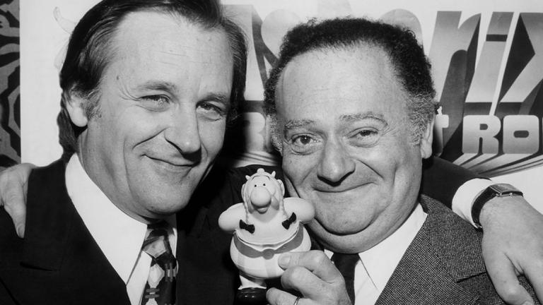 Archiv: Albert Uderzo und Rene Goscinny, Erfinder der Asterix-Comics.
