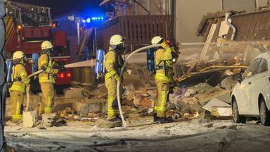 Explosion in Albstadt: Wohnhaus stürzt ein