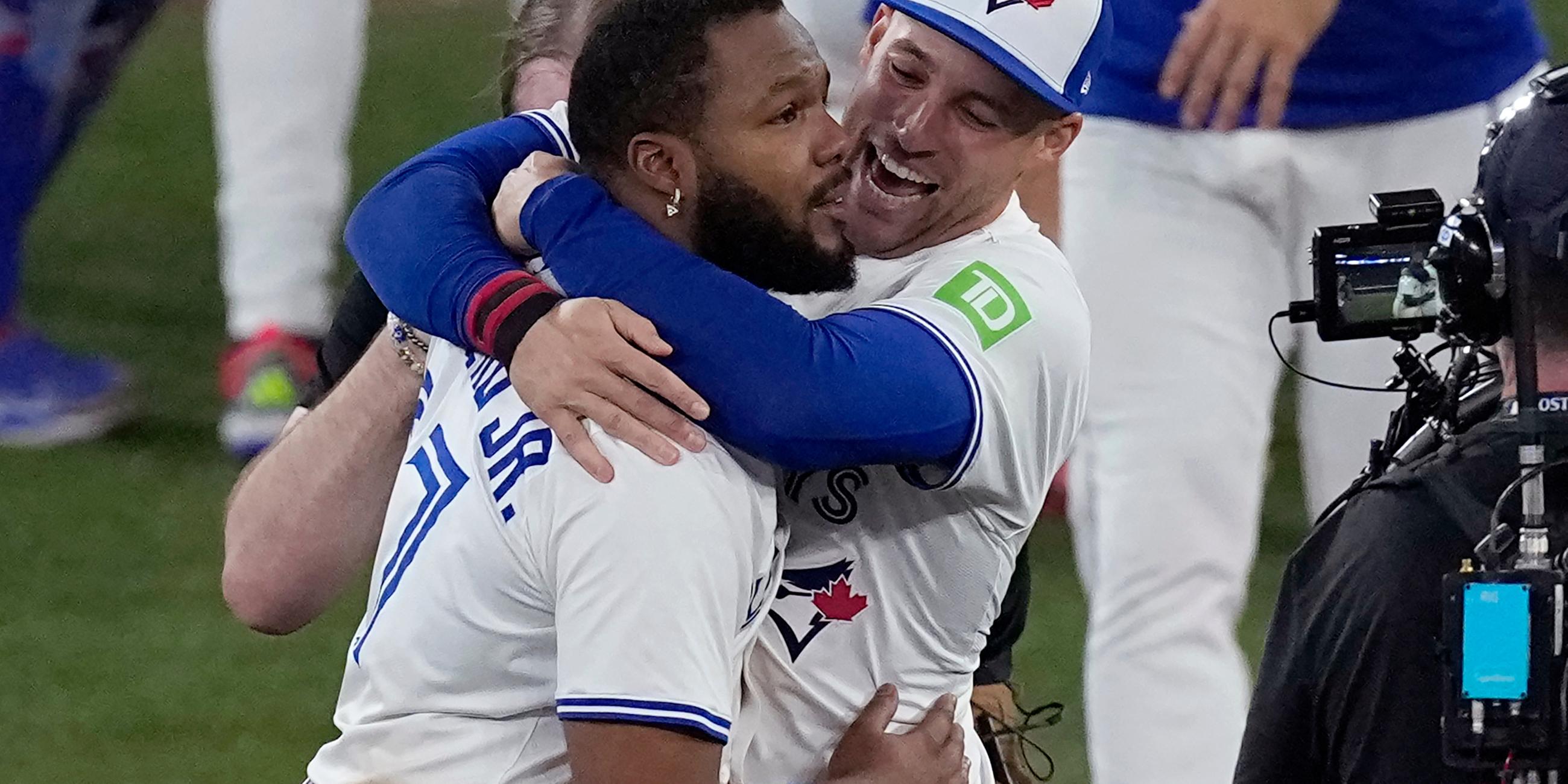 Toronto Blue Jays Vladimir Guerrero Jr. und George Springer (r)