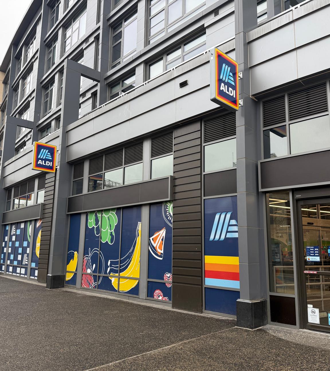 Filiale des deutschen Discounters Aldi in der US-Hauptstadt Washington. 