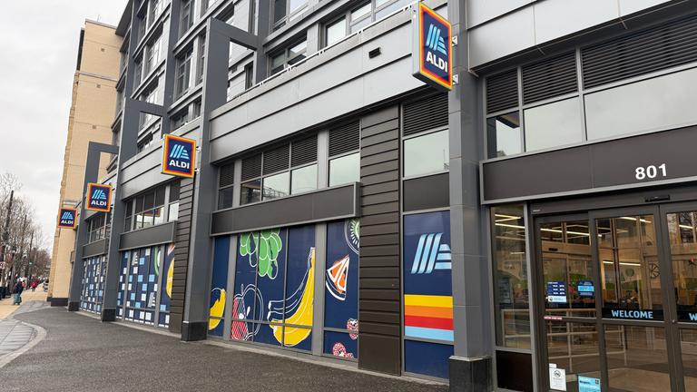 Filiale des deutschen Discounters Aldi in der US-Hauptstadt Washington. 