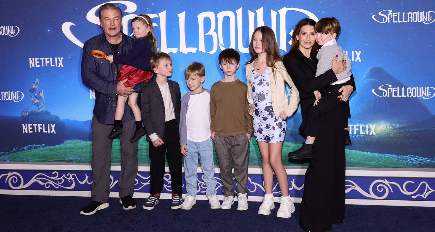 Alec Baldwin mit Familie 