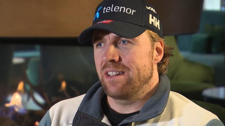 Der norwegische Skirennläufer Aleksander Aamodt Kilde im ZDF-Interview