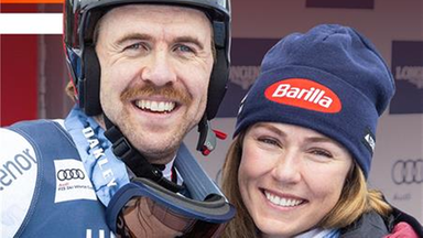 Aleksander Aamodt Kilde und Mikaela Shiffrin 