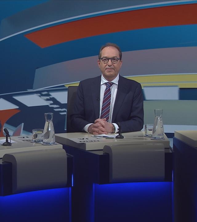Alexander Dobrindt in der ZDF-Wahlsendung Schlussrunde