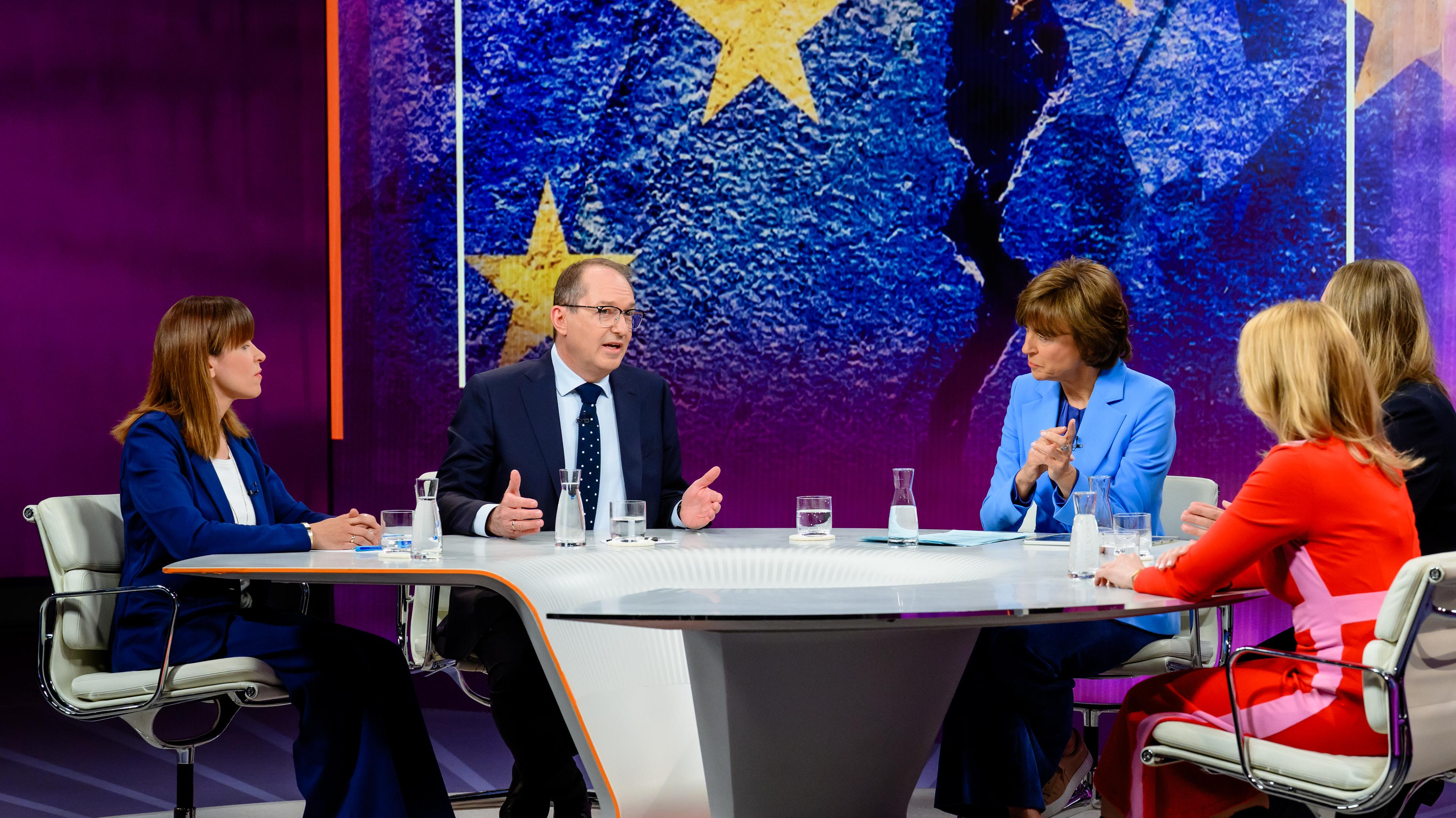 Alexander Dobrindt bei Maybrit Illner