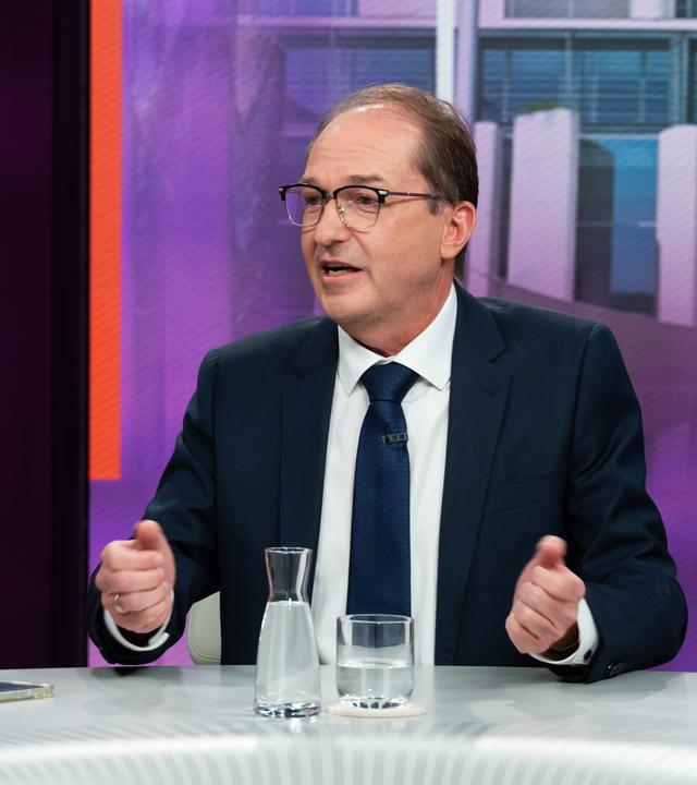 Alexander Dobrindt bei Maybrit Illner