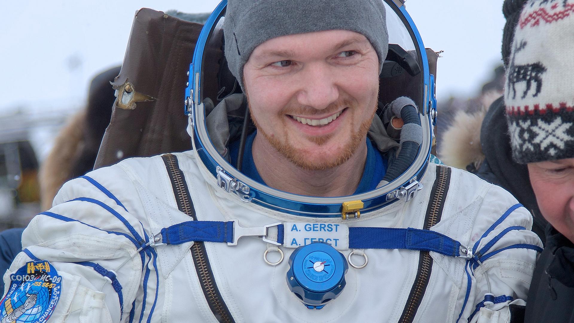 Alexander Gerst gelandet