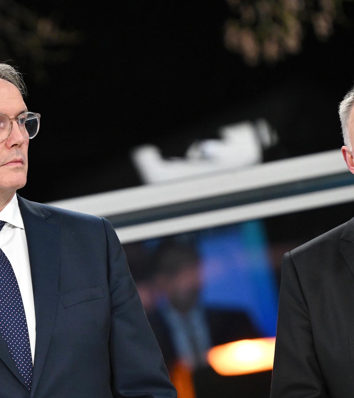 Alexander Schweitzer (l.) und Gordon Schnieder 