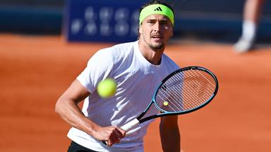 Alexander Zverev in Aktion.