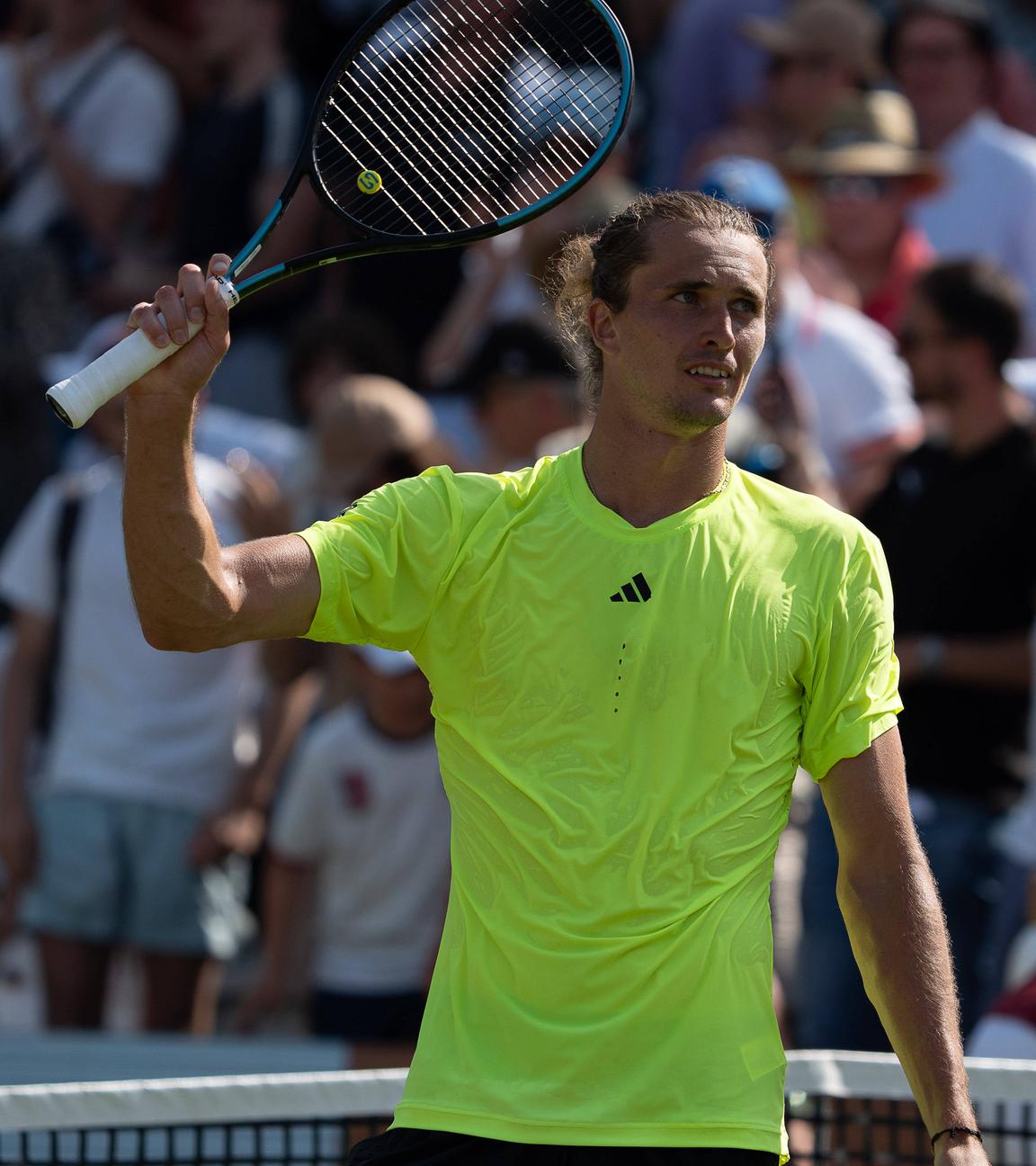 Sieg für Alexander Zverev beim Boss-Open Viertelfinale gegen Brandon Nakashima am 13.06.2025