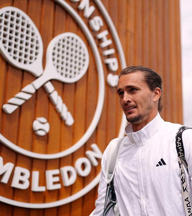 Alexander Zverev in Wimbledon (Archiv).